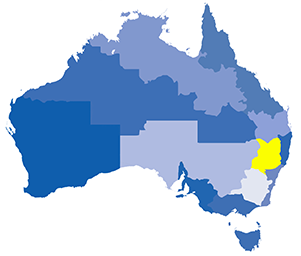Northern Tablelands Australia Map