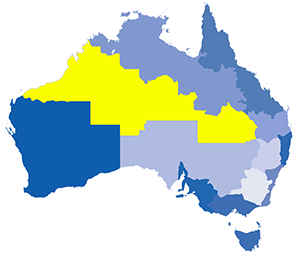 Subtropical Rangelands Australia Map