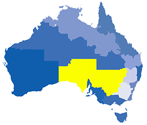 Temperate Rangelands Australia Map